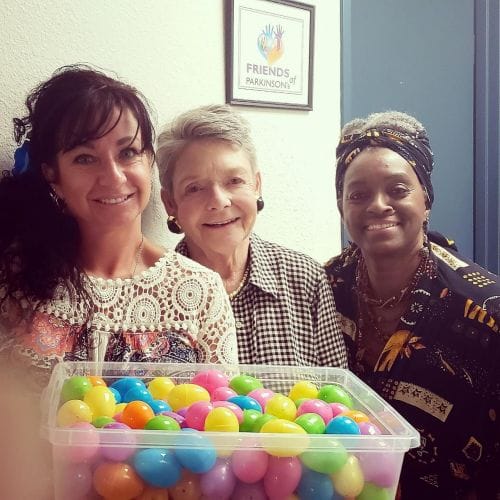 Vineyard Team with Donated Easter Eggs